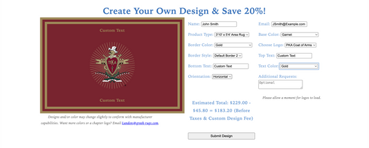 Design Your Own Greek Life: New Customizer Tool Now Live!