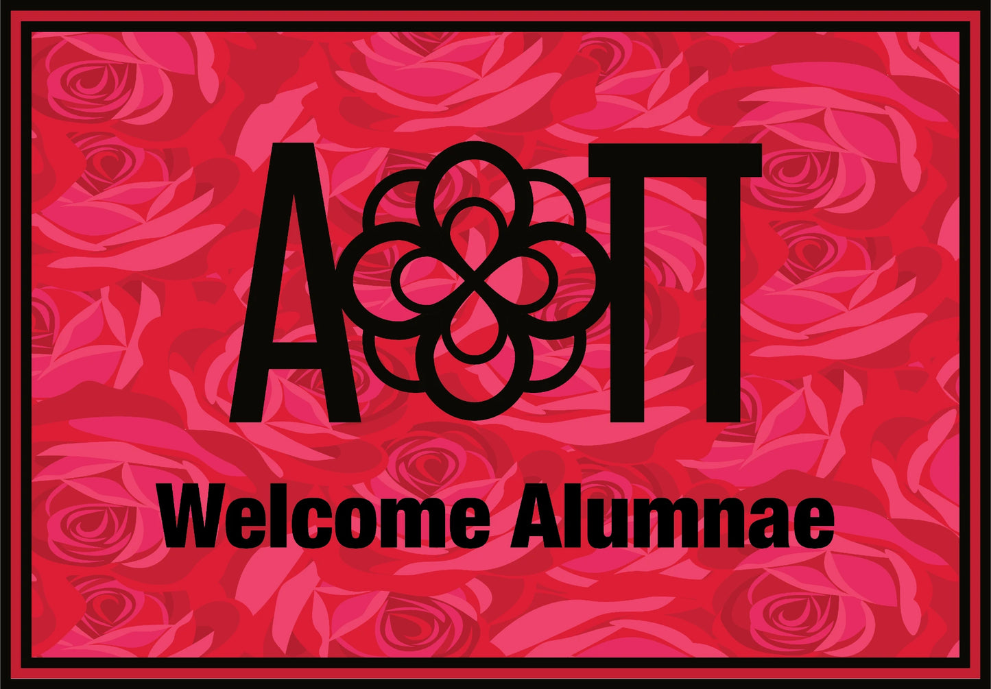 Alpha Omicron Pi Alumnae Mat 4x6 – Greek Rugs