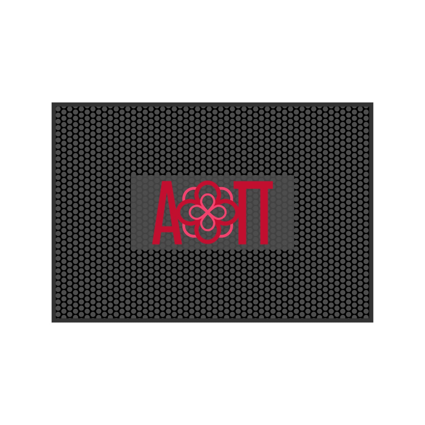Alpha Omicron Pi Shoe Scraper Mat- Letters