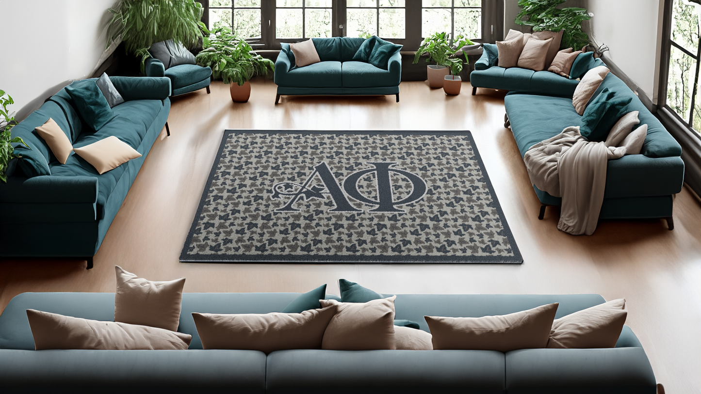 Alpha Phi "Midnight Ivy" Rug (5’ x 8’)