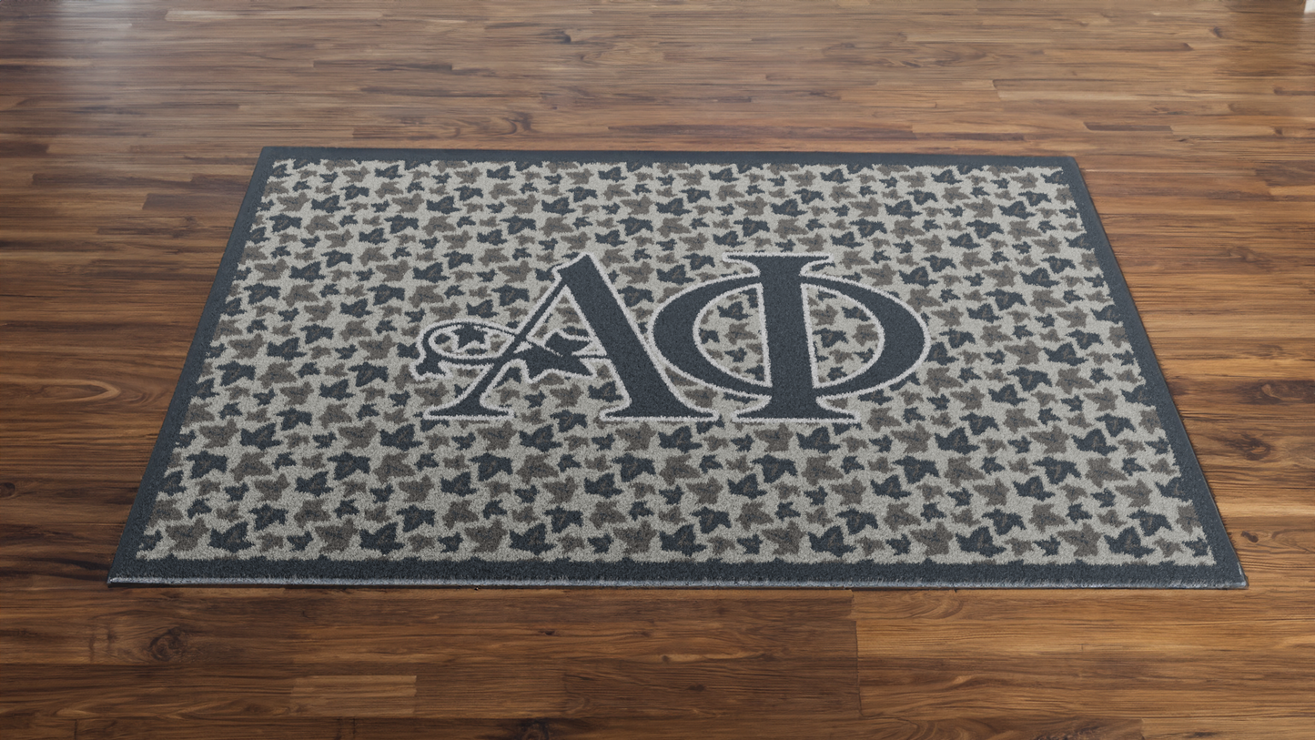 Alpha Phi "Midnight Ivy" Rug (5’ x 8’)