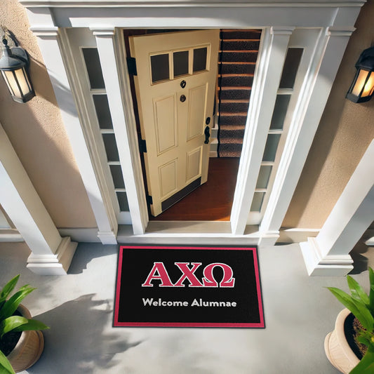 Alpha Chi Omega Alumnae Mat 4x6 – Greek Rugs