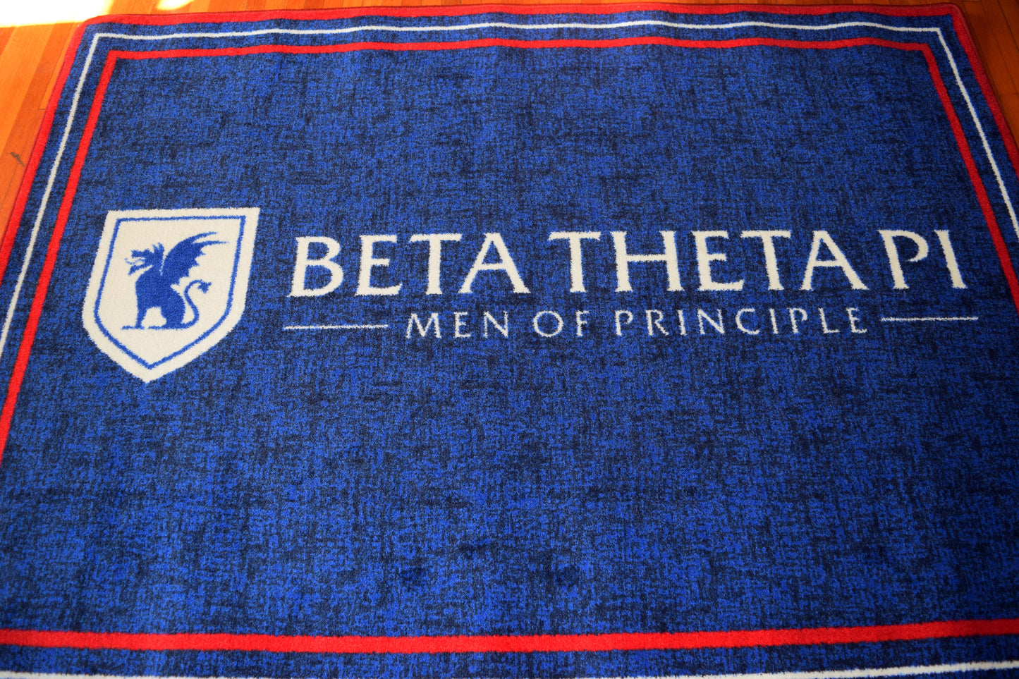 Beta Theta Pi "Spirit" Rug (7'8" x 10'9") - Greek-Rugs.com