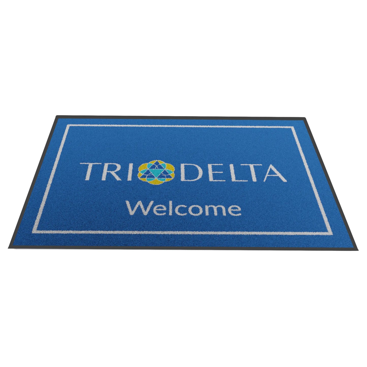 Delta Delta Delta "Welcome" Mat (4' x 6')