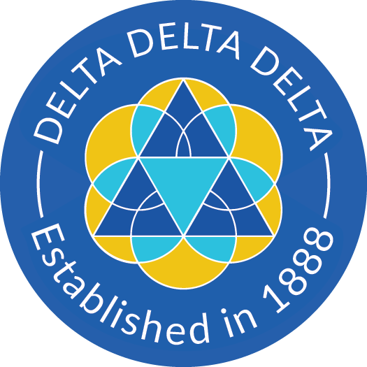 Delta Delta Delta Coaster Set (4 Coasters)