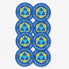 Delta Delta Delta Coaster Set (8 Coasters)