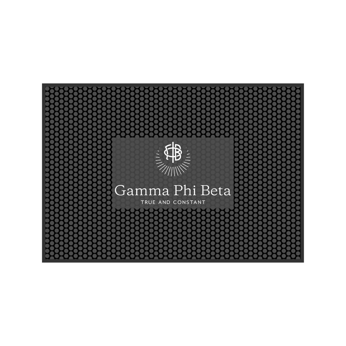 Gamma Phi Beta Shoe Scraper Mat- Spirit