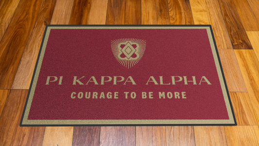 Pi Kappa Alpha "Spirit" Mat (4' x 6') - Greek-Rugs.com