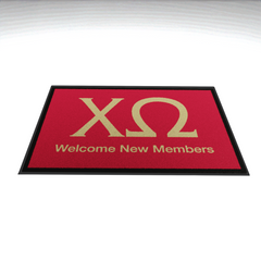Chi Omega "New Members" Mat (4' x 6')