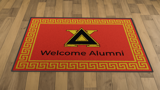 Delta Chi "Alumni" Mat (4' x 6') - Greek-Rugs.com