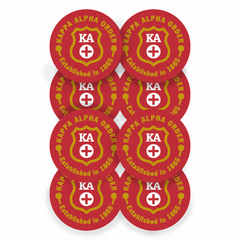 Kappa Alpha Order Coaster Set (8 Coasters)