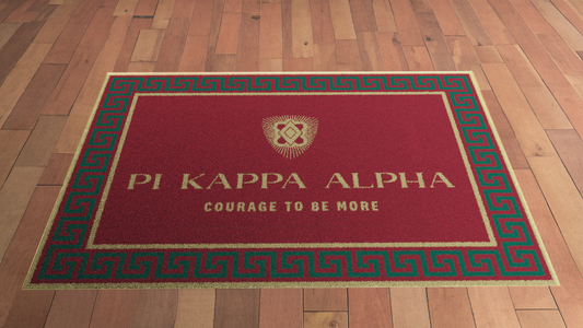 Pi Kappa Alpha "Spirit" Rug (3'10" x 5'4") - Greek-Rugs.com