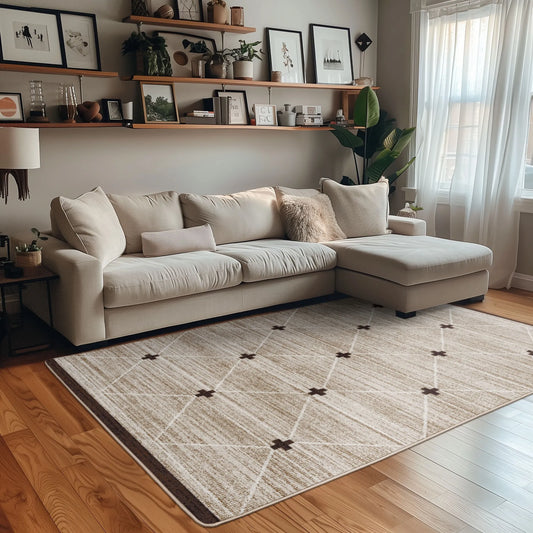 Unbranded Rug- Oak Cross