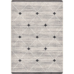 "Cross - Charcoal" Rug