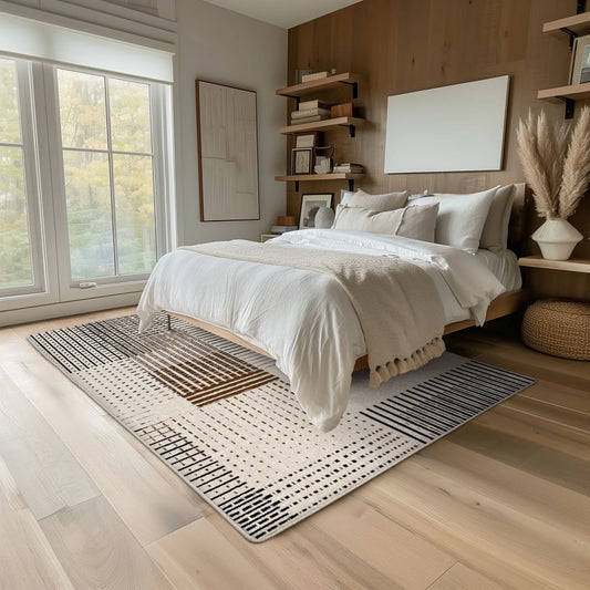 Unbranded Rug- Sepia Interlock