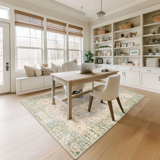 Unbranded Rug- Vintage Seafoam