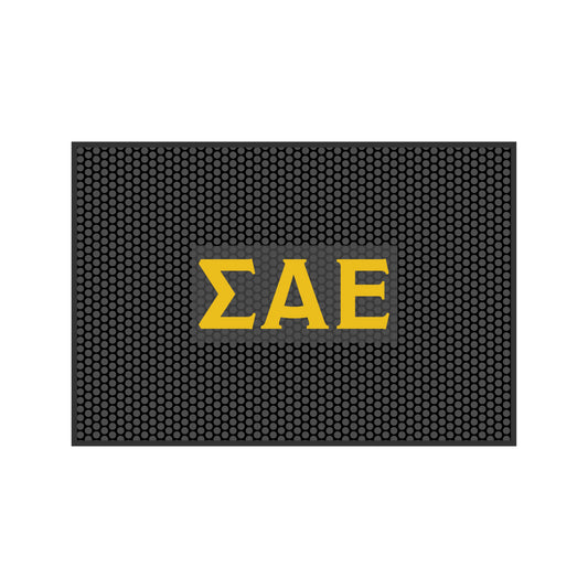 Sigma Alpha Epsilon Scraper Mat- Letters