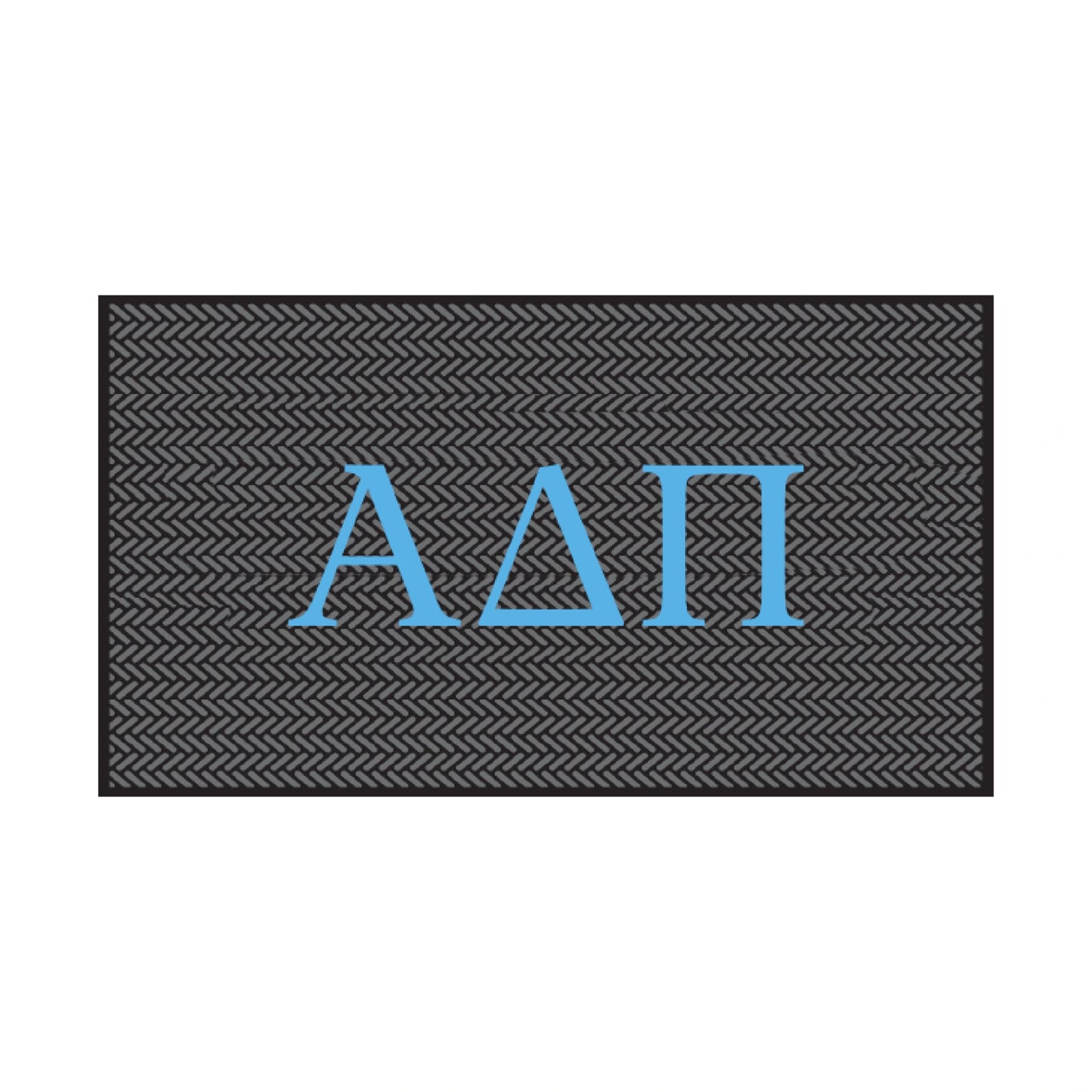 Alpha Delta Pi Shoe Scraper Mat- Letters