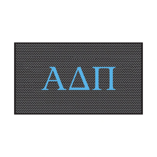 Alpha Delta Pi Shoe Scraper Mat- Letters