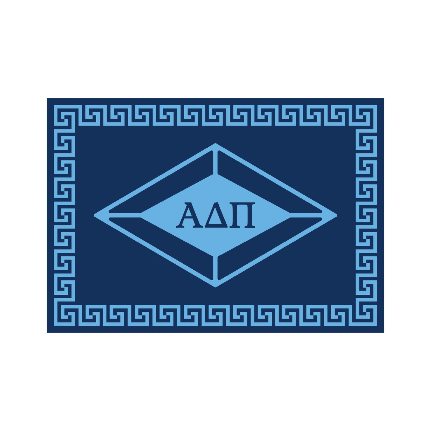 Alpha Delta Pi Rug- Diamond