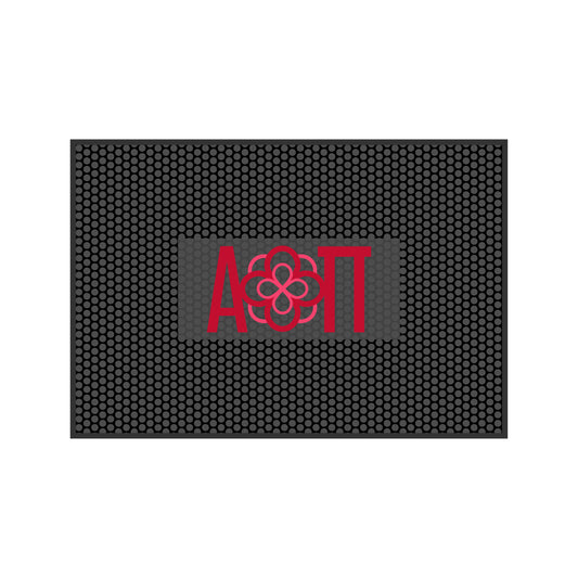 Alpha Omicron Pi Scraper Mat- Letters