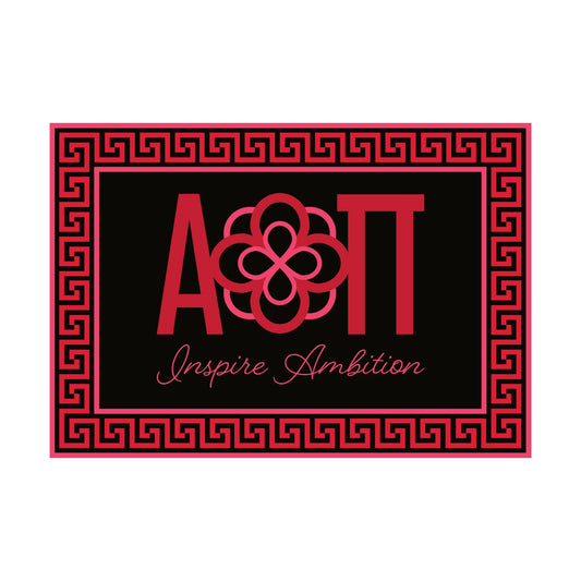 Alpha Omicron Pi Rug- Spirit