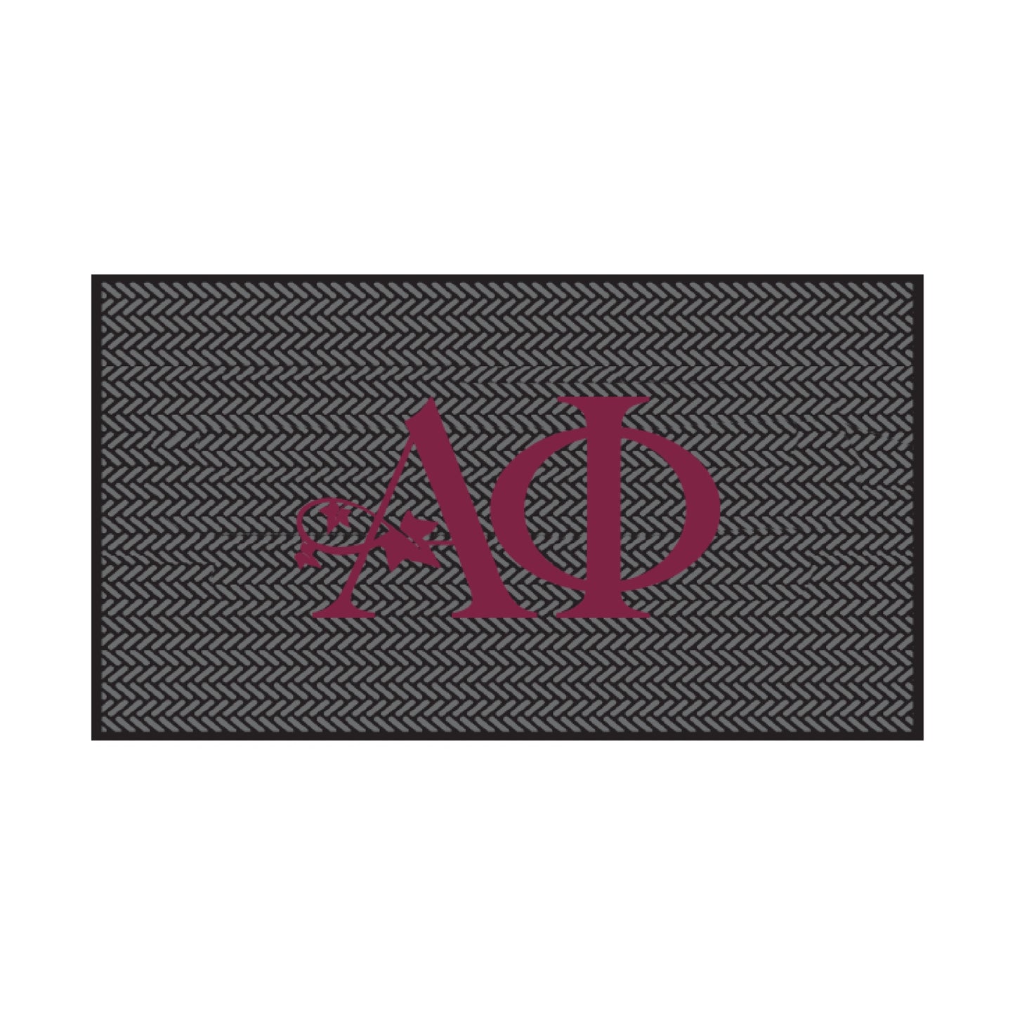 Alpha Phi Shoe Scraper Mat- Letters