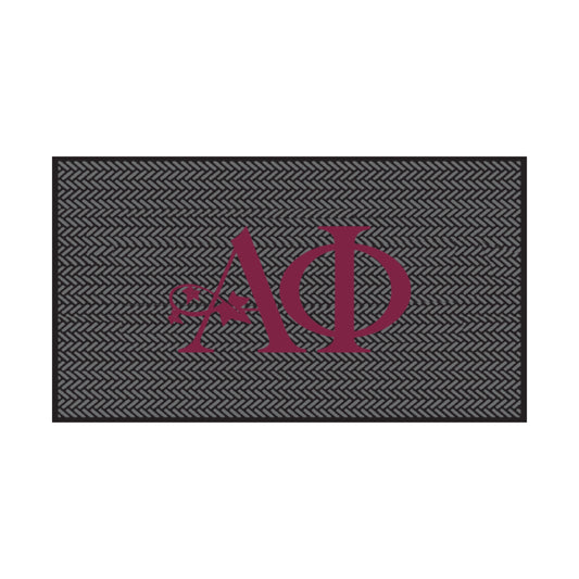 Alpha Phi Shoe Scraper Mat- Letters