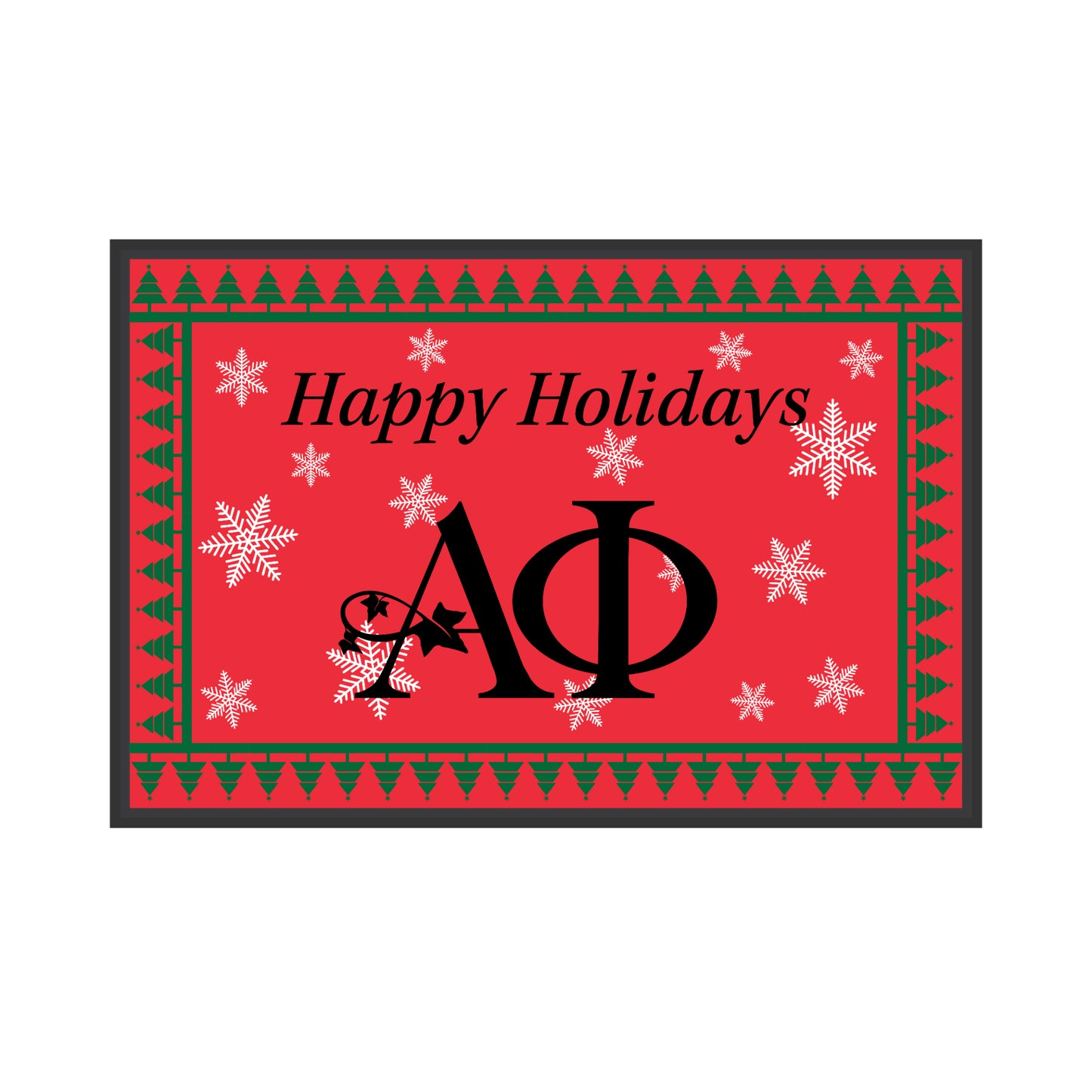 Alpha Phi Mat- Winter Themed