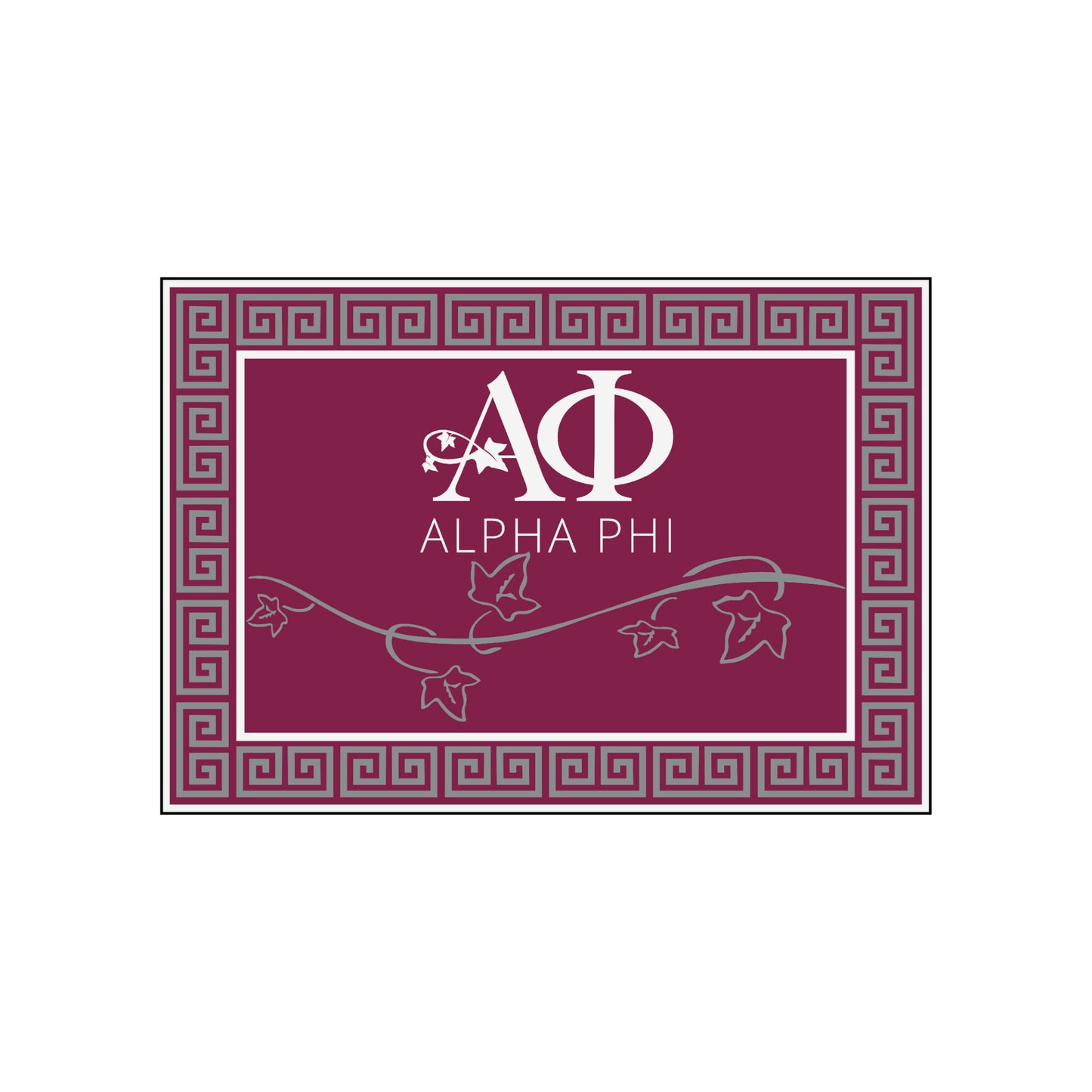 Alpha Phi Rug- Growth