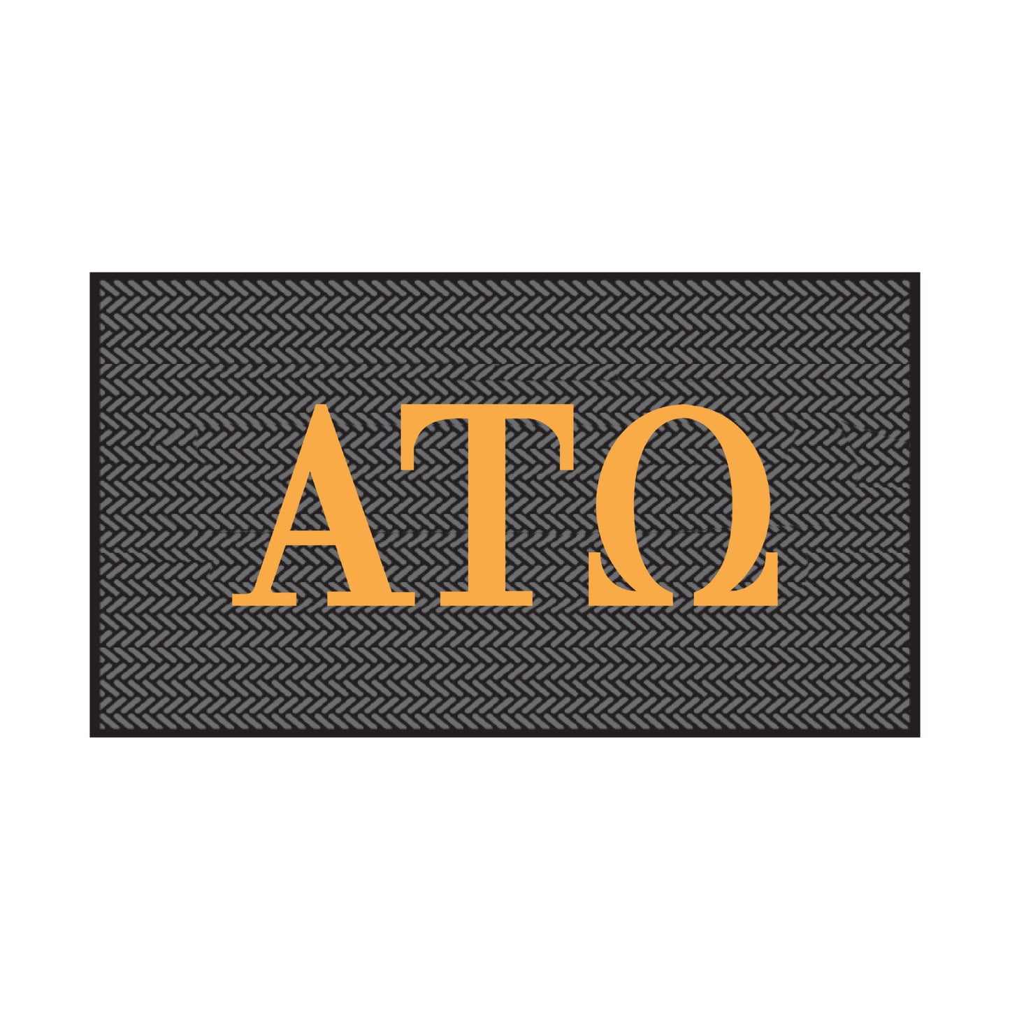 Alpha Tau Omega Scraper Mat- Letters