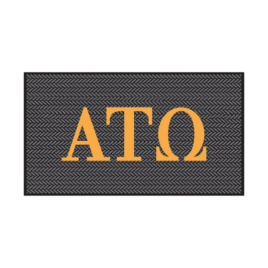 Alpha Tau Omega Scraper Mat- Letters