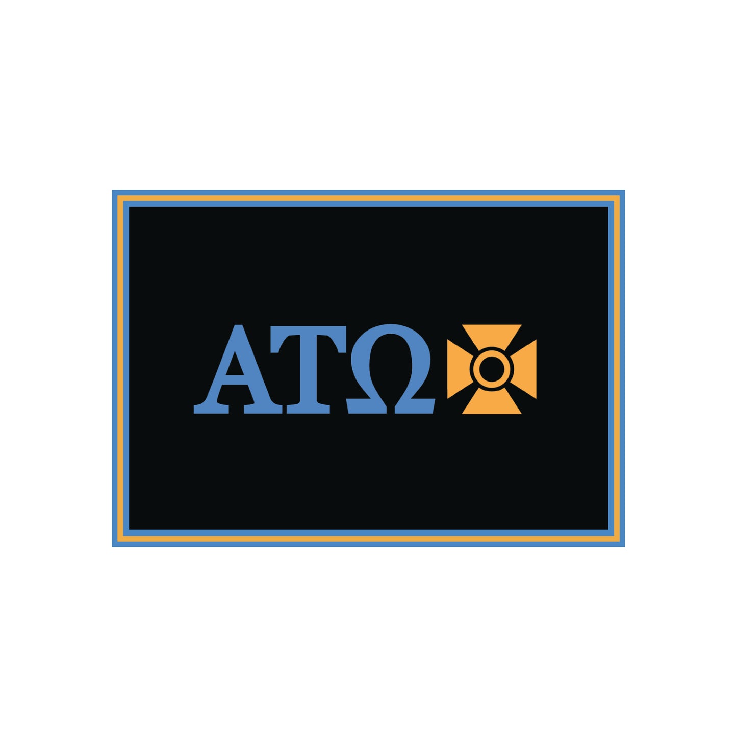 Alpha Tau Omega Rug- Letters