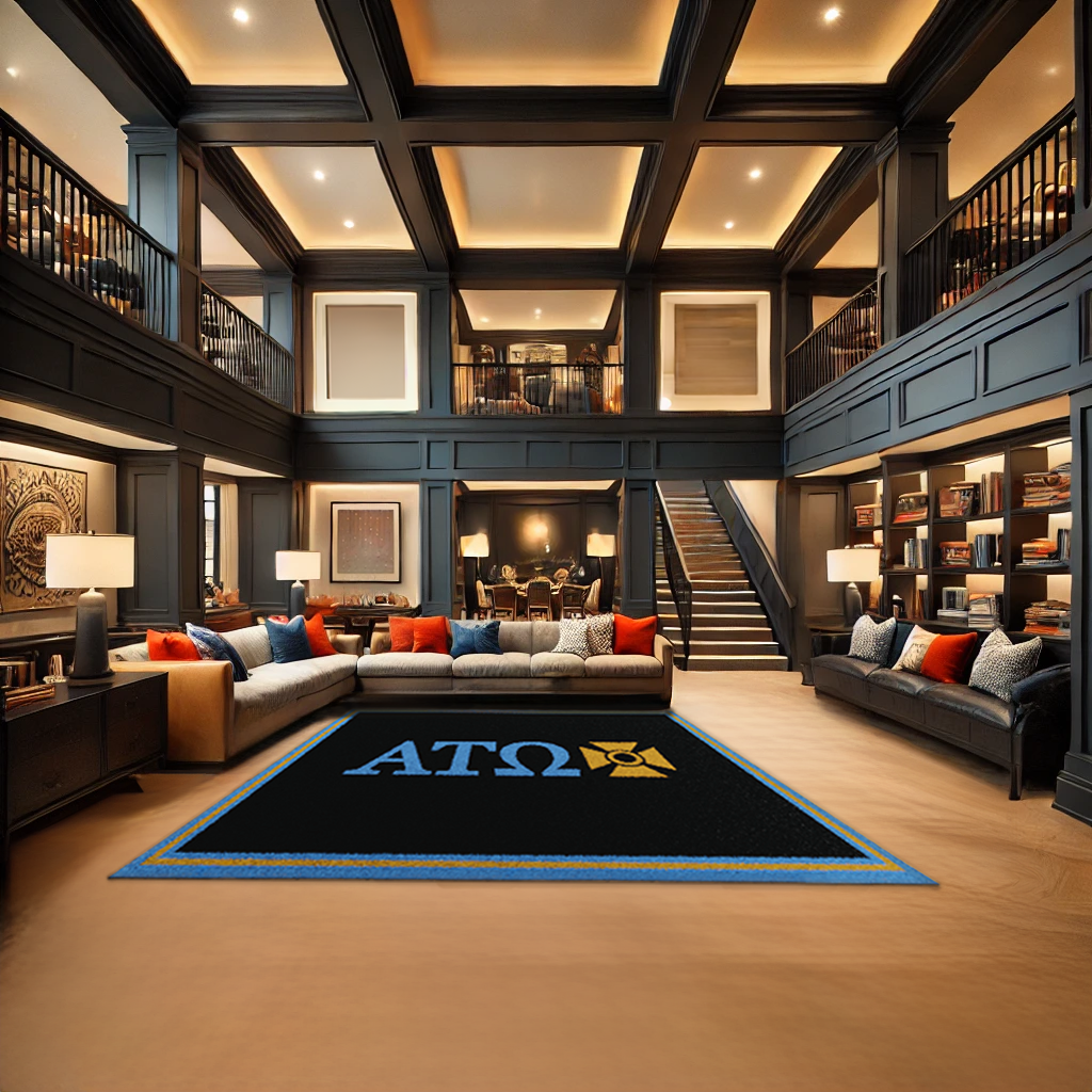 Alpha Tau Omega "Letters" Rug (8’ x 11’)