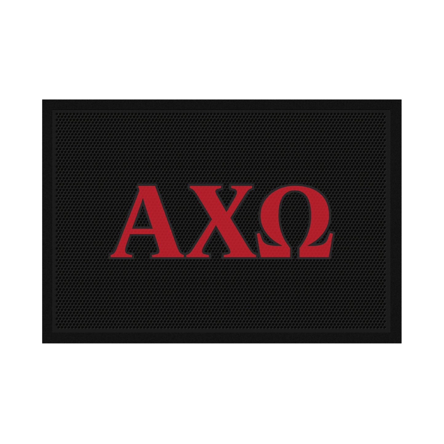 Alpha Chi Omega Shoe Scraper Mat- Letters
