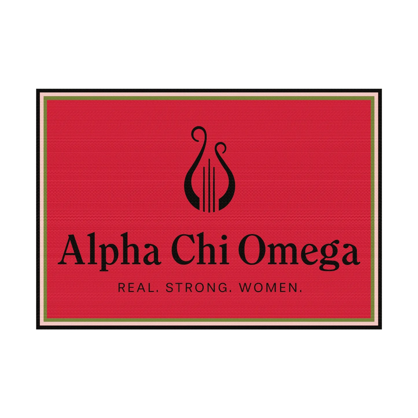 Alpha Chi Omega Rug- Spirit