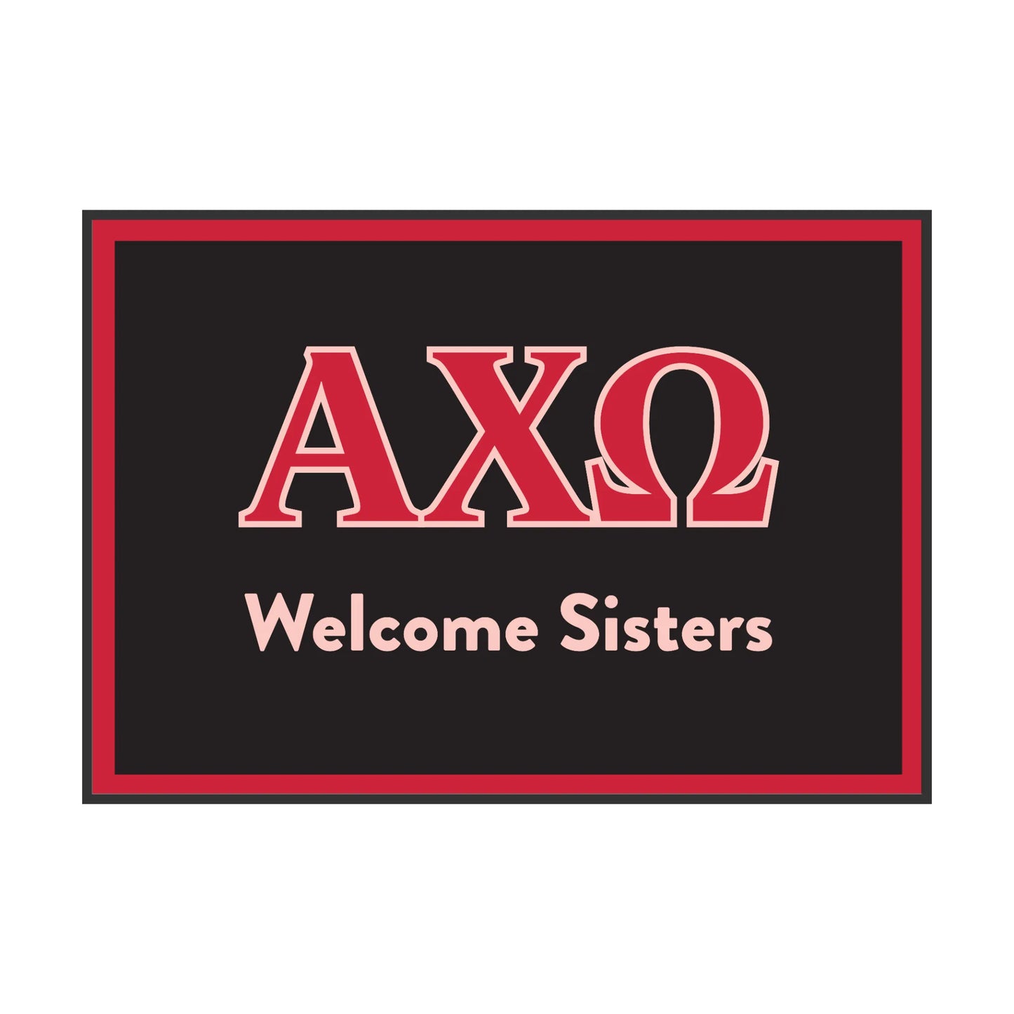 Alpha Chi Omega Mat- Welcome