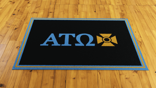 Alpha Tau Omega "Letters" Rug (3'10" x 5'4")