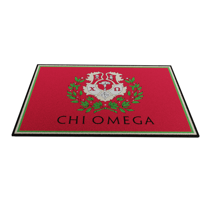 Chi Omega Spirit Rug (3'10