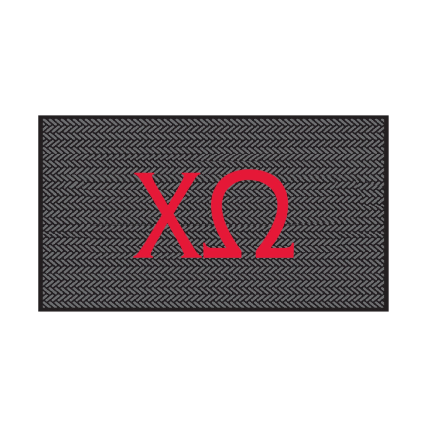 Chi Omega Scraper Mat- Letters