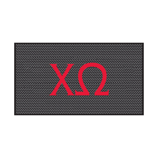 Chi Omega Scraper Mat- Letters