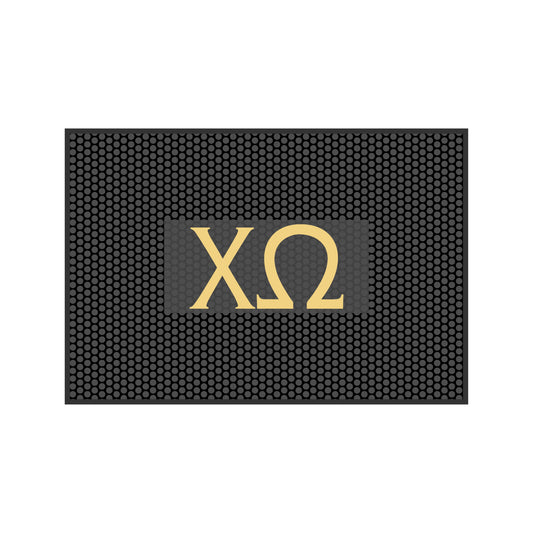 Chi Omega Scraper Mat- Letters