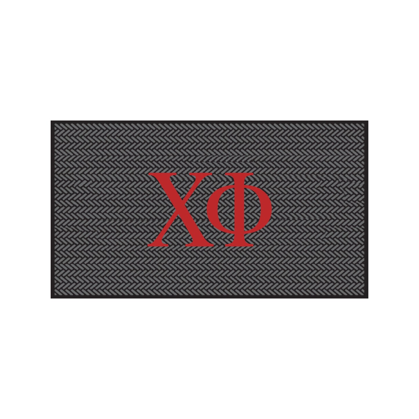 Chi Phi Shoe Scraper Mat- Letters
