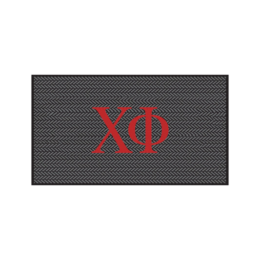 Chi Phi Shoe Scraper Mat- Letters