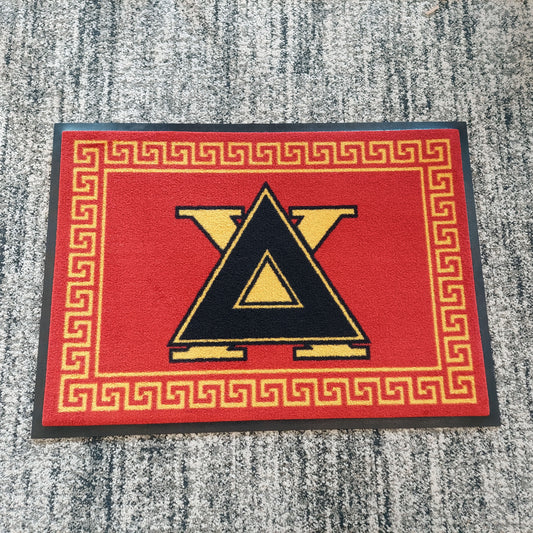 Delta Chi "Badge" Mat (2' x 3') - Greek-Rugs.com