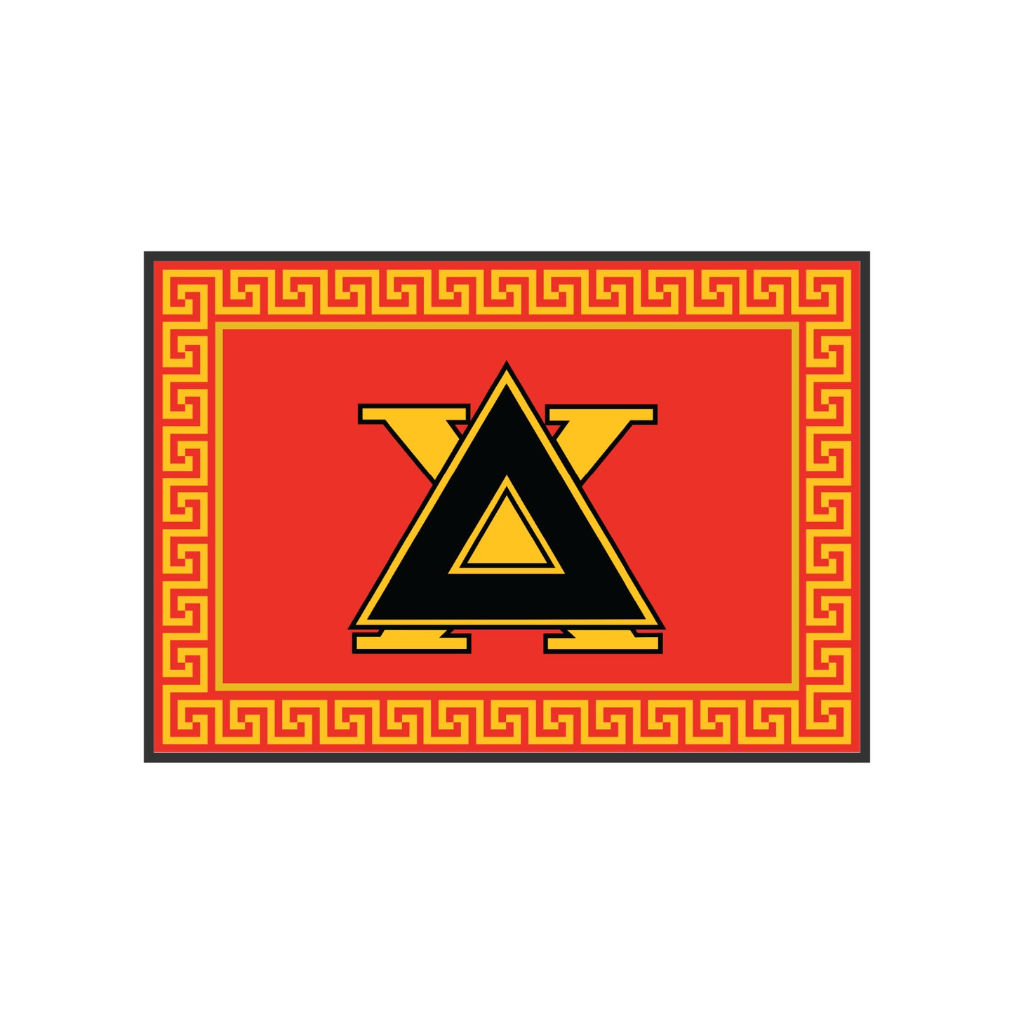 Delta Chi Mat- Badge
