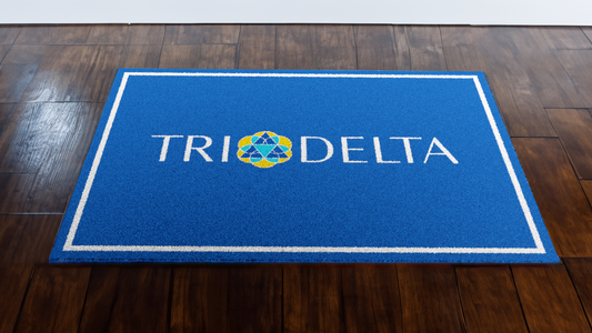 Delta Delta Delta "Spirit" Rug (7'8" x 10'9")