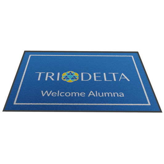 Delta Delta Delta "Alumna" Mat (4' x 6')