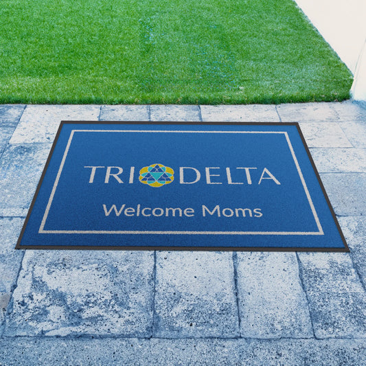 Delta Delta Delta "Moms" Mat (4' x 6')