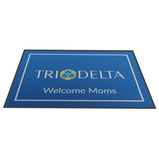 Delta Delta Delta "Moms" Mat (4' x 6')
